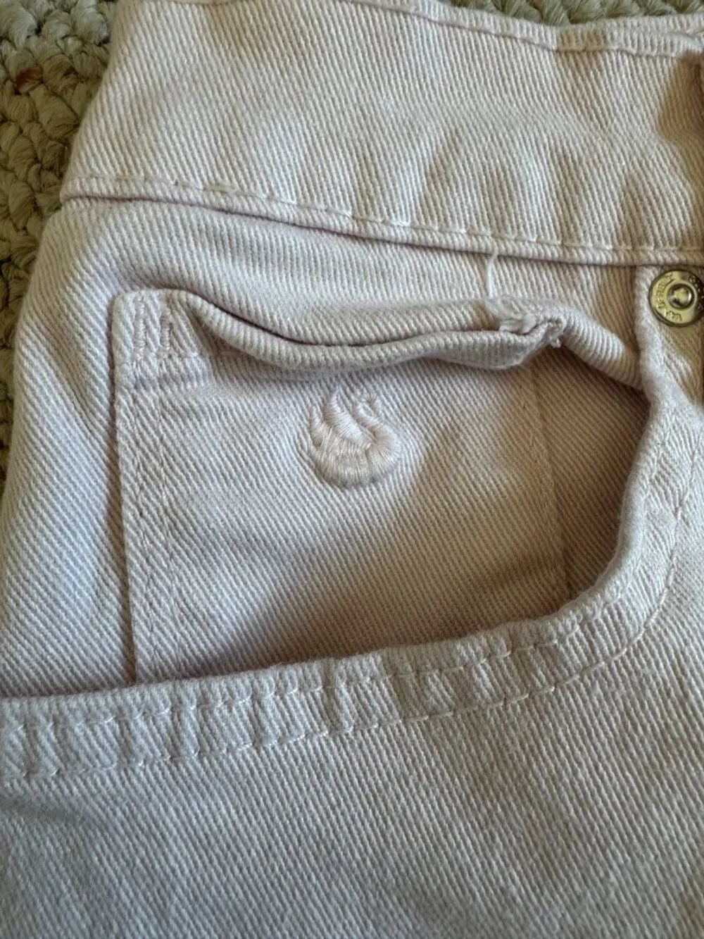 Hint of Pink Jeans Gloria Vanderbilt Missy Sz 8